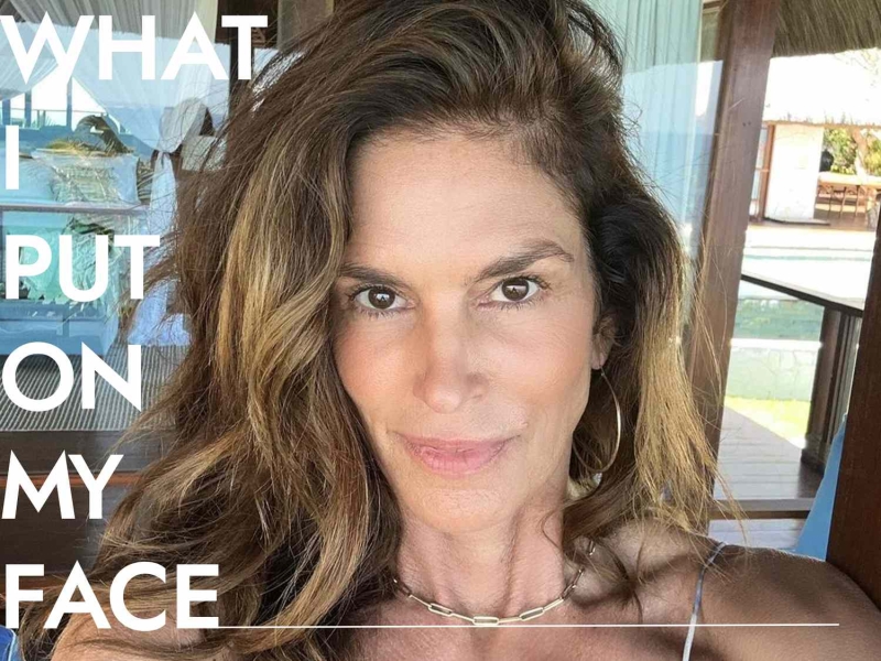 Cindy Crawford’s Skincare Routine Includes Melon Leaf Stem Cells and (Always) Spf